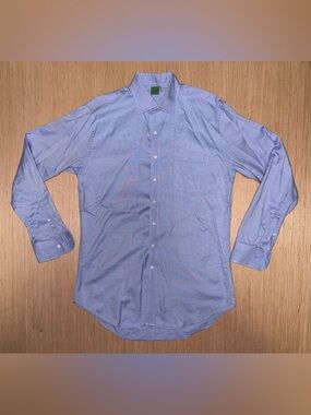 Sid Mashburn Light Blue Long-Sleeve Dress Shirt